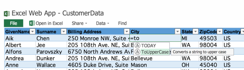 Using an JavaScript UDF in Excel