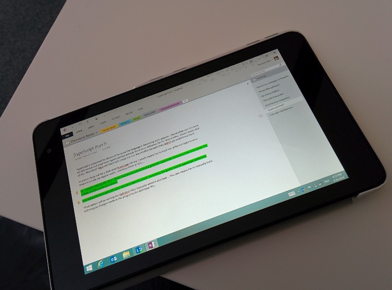 The Dell Venue 8 Pro